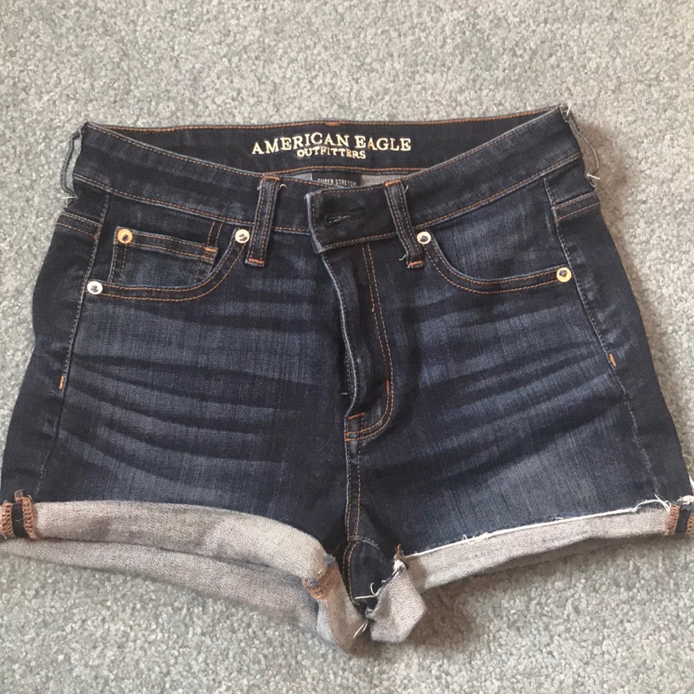 American Eagle high rise shorties!